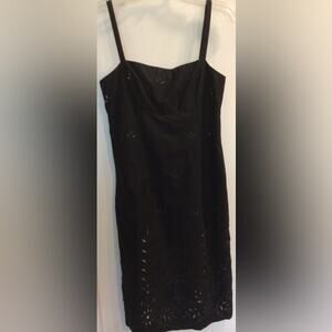 Express sleeveless black dress size 3/4